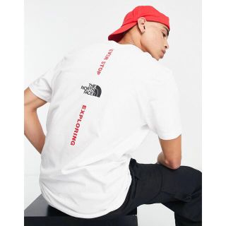 ザノースフェイス(THE NORTH FACE)の【Lサイズ】新品 ノースフェイス Vertical Tシャツ ホワイト(Tシャツ/カットソー(七分/長袖))