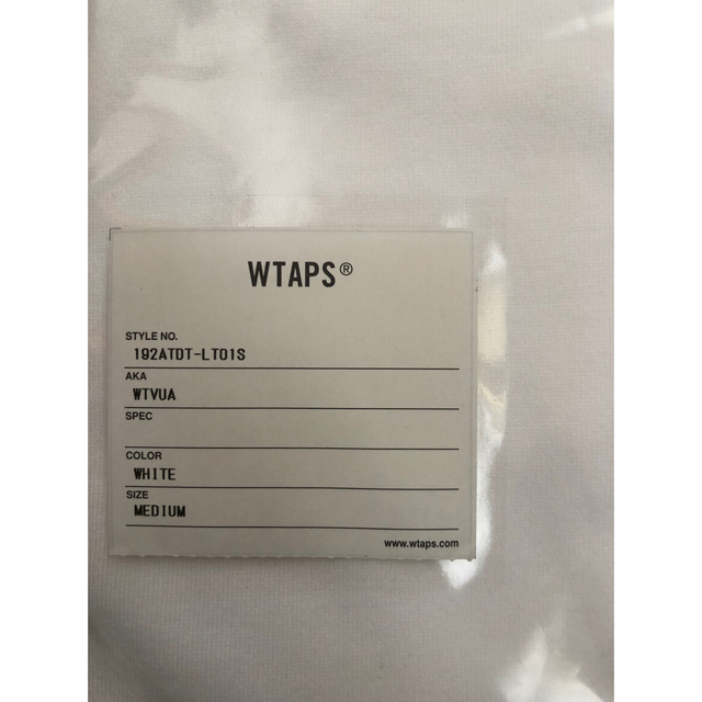 W)taps(ダブルタップス)のWHITE M 19AW WTAPS WTVUA メンズのトップス(Tシャツ/カットソー(七分/長袖))の商品写真
