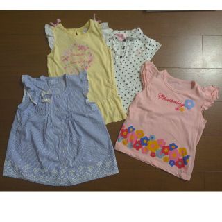 マザウェイズ(motherways)の女の子服　110センチ　4枚セット(Tシャツ/カットソー)