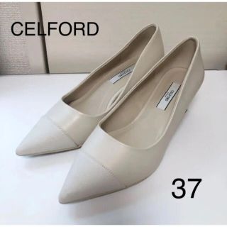 セルフォード(CELFORD)のCELFORDセルフォード パンプス ベージュ 37(ハイヒール/パンプス)