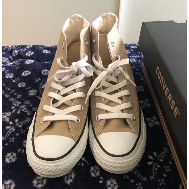 CONVERSE(コンバース)の【室内試し履きのみ】コンバースオールスターHI ベージュ 24.0cm レディースの靴/シューズ(スニーカー)の商品写真