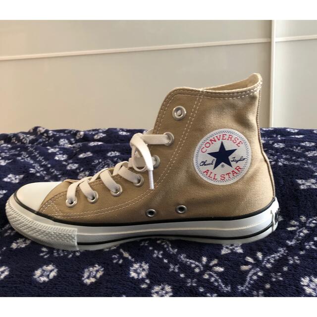 CONVERSE(コンバース)の【室内試し履きのみ】コンバースオールスターHI ベージュ 24.0cm レディースの靴/シューズ(スニーカー)の商品写真