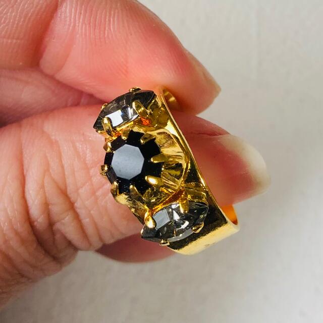 H.P.FRANCE(アッシュペーフランス)のヴィンテージ ゴールド  調節可能 指輪 レディースのアクセサリー(リング(指輪))の商品写真