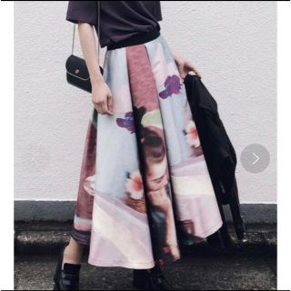 アメリヴィンテージ(Ameri VINTAGE)のaneri vintage emilia tuck skirt(ロングスカート)