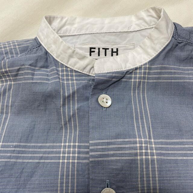 FITH(フィス)の⭐︎おは様専用⭐︎FITH コットンシャツ　サイズ110 キッズ/ベビー/マタニティのキッズ服男の子用(90cm~)(ブラウス)の商品写真