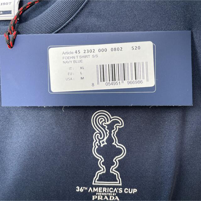 サポーター 新品 PRADAプラダ×NORTHSAILSノースセール Tシャツ