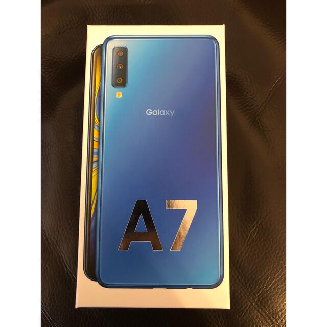 新品 SAMSUNG Galaxy A7 ブルー SM-A750C SIMフリー - スマートフォン ...