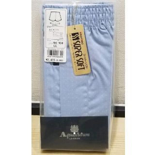 AQUA SCUTUM - 【新品】トランクス　Aquascutum　LL　日本製　スリット　綿100％