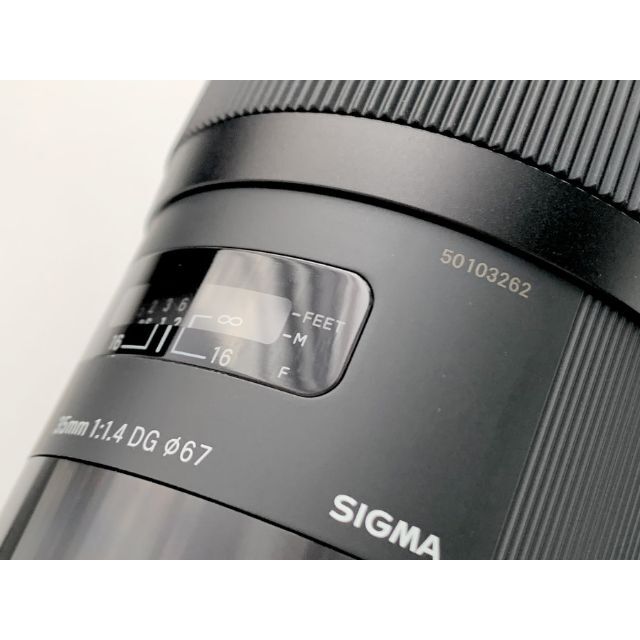 SIGMA(シグマ)のSIGMA Art 35mm F1.4 DG HSM  SONY Eマウント スマホ/家電/カメラのカメラ(レンズ(単焦点))の商品写真