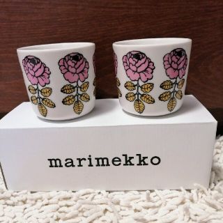 マリメッコ(marimekko)のマリメッコ　ラテマグ　ヴィヒキルース 2個セット(食器)