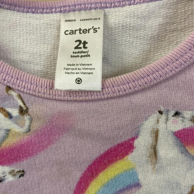 carter's(カーターズ)のワンピース　ポニー　女の子　90 95 2T 長袖 キッズ/ベビー/マタニティのキッズ服女の子用(90cm~)(ワンピース)の商品写真