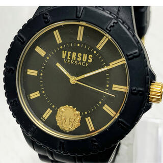 ヴェルサス(VERSUS)の◆激レア◆ヴェルサーチ◆ヴェルサス◆ブラック◆ゴールド◆メンズ 腕時計(腕時計(アナログ))
