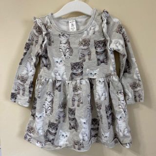 カーターズ(carter's)のワンピース　女の子　90 95 2T ねこ　長袖　春　秋(ワンピース)