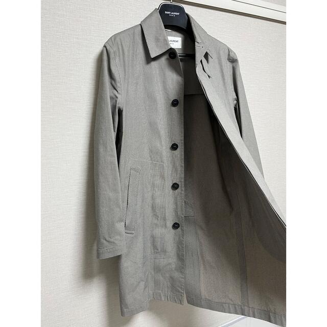 サンローラン 19AW レインコート XS グレー SAINTLAURENT-