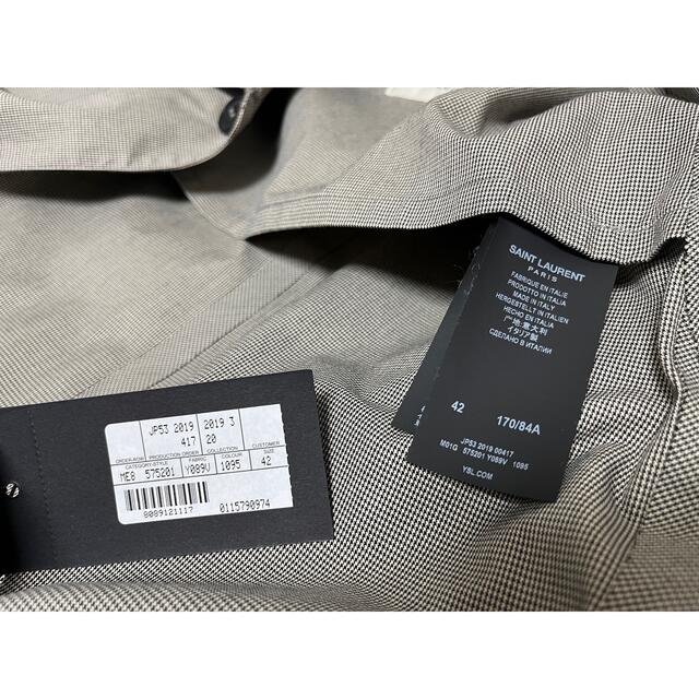 夏・お店屋さん サンローラン 19AW レインコート XS グレー