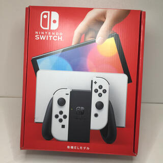 ニンテンドースイッチ(Nintendo Switch)の美品 Nintendo Switch 有機EL ホワイト スイッチ(家庭用ゲーム機本体)