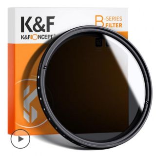 K&F Concept 40.5mm NDフィルター 超薄型可変式NDフィルター(フィルター)