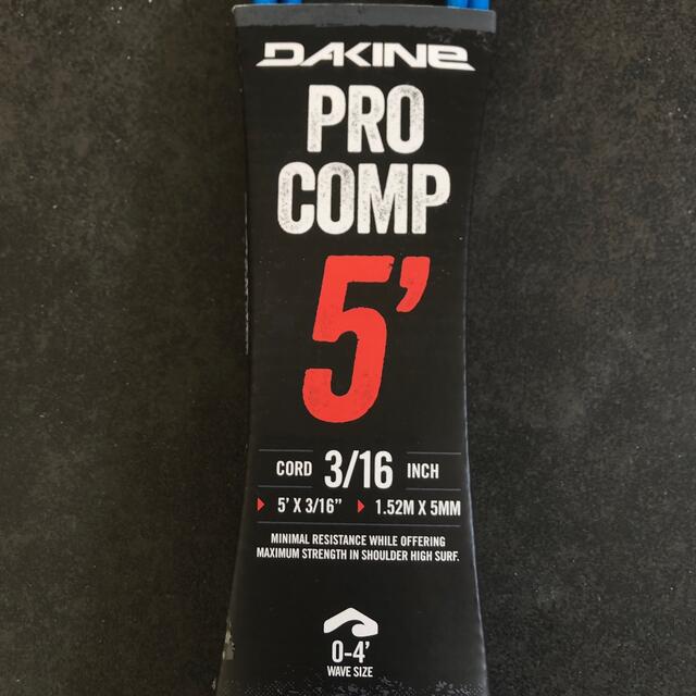 Dakine(ダカイン)のDAKINE リーシュコード ダカイン ショートボード サーフボード 小波 スポーツ/アウトドアのスポーツ/アウトドア その他(サーフィン)の商品写真