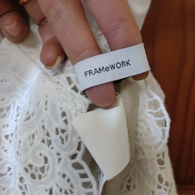 FRAMeWORK(フレームワーク)の【FRAMeWORK】コットンレースロングスカート レディースのスカート(ロングスカート)の商品写真