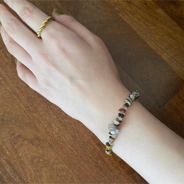 UNITED ARROWS(ユナイテッドアローズ)のnatural stone bracelet ハンドメイドのアクセサリー(ブレスレット/バングル)の商品写真