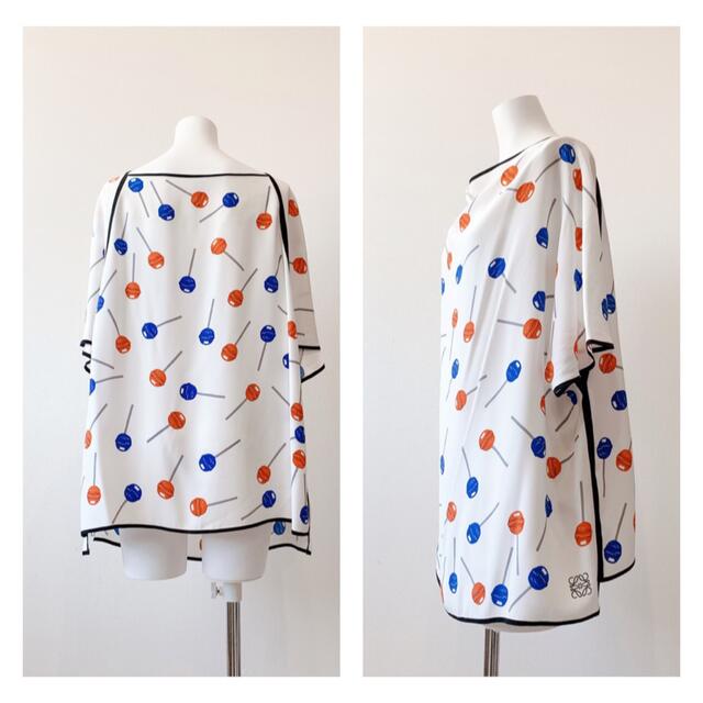 LOEWE ロエベ キャンディ プリント シルク トップス | www.jarussi.com.br