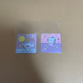 チーズせんステッカーセットKOYA&MANG(アイドルグッズ)