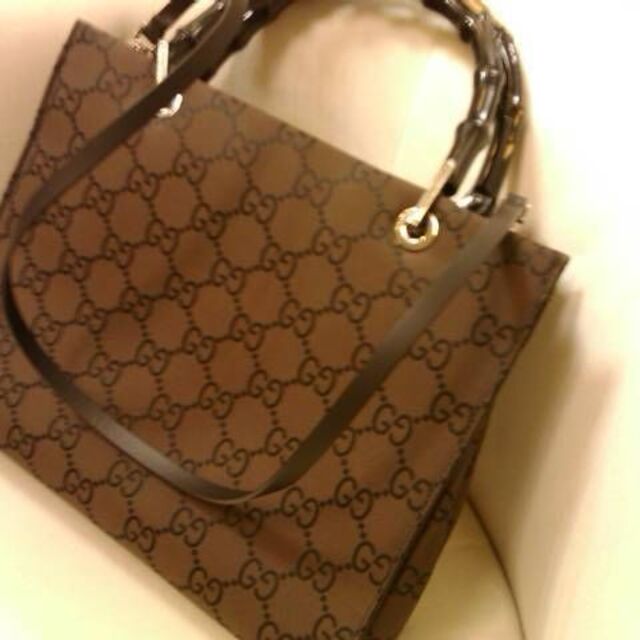 Gucci - GUCCI(グッチ)バンブー ビッグGG柄 2wayショルダー
