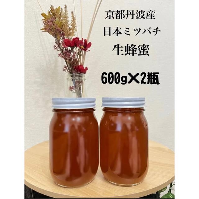 日本蜜蜂 蜂蜜 国産 600g×2本【2022年2月採蜜‼️】600g×2本採蜜日