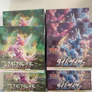 ポケモン(ポケモン)のスペースジャグラー、タイムゲイザー各3box シュリンク付き(Box/デッキ/パック)