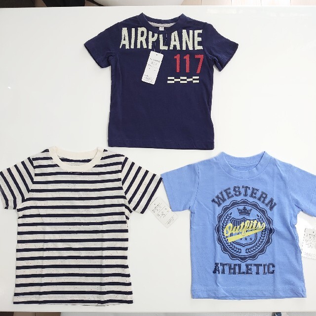 半袖 90  Tシャツ 3枚セット 男の子 キッズ/ベビー/マタニティのキッズ服男の子用(90cm~)(Tシャツ/カットソー)の商品写真