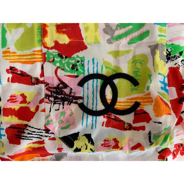 トップ CHANEL - 総柄 ココボタン 長袖シャツ CHANEL シャツ+ブラウス