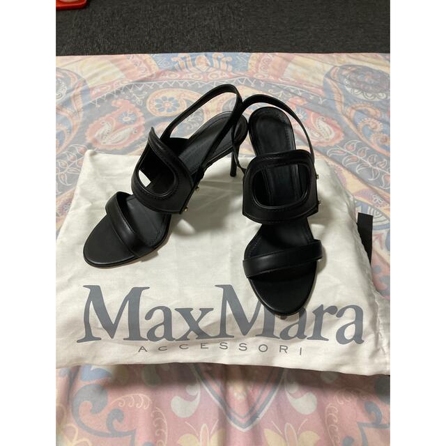 美品】【最終お値下げ】【Max Mara】イタリア製 本革ブラックパンプス