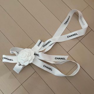 シャネル(CHANEL)のCHANEL カメリア付きリボン(ショップ袋)