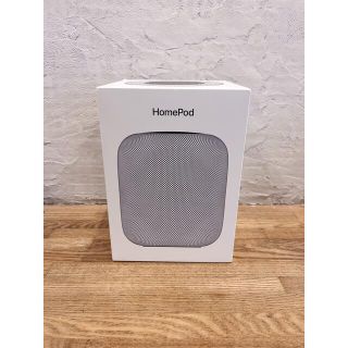 アップル(Apple)のAPPLE スマートスピーカー HomePod スペースグレー(スピーカー)