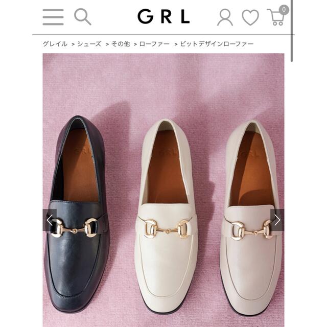 GRL(グレイル)のGRL◎ビットデザインローファー[zr655] レディースの靴/シューズ(ローファー/革靴)の商品写真