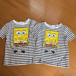 エイチアンドエム(H&M)のスポンジボブ　Tシャツ　サイズ違い(Tシャツ/カットソー)