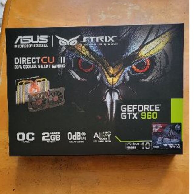 ASUS(エイスース)のASUS strix-gtx960-dc2oc-2gd5  スマホ/家電/カメラのPC/タブレット(PC周辺機器)の商品写真