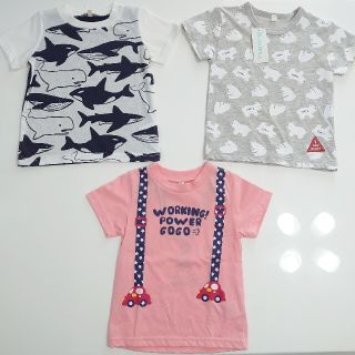 Tシャツ 95  半袖 3枚セット 男の子(Tシャツ/カットソー)