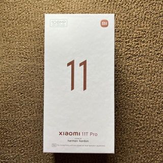 アンドロイド(ANDROID)のXiaomi 11T Pro 8GB+128GBメテオライト　グレー(スマートフォン本体)