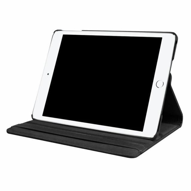 iPad 6世代/5世代/Air/Air2 ブラック 360度回転 ケース スマホ/家電/カメラのスマホアクセサリー(iPadケース)の商品写真