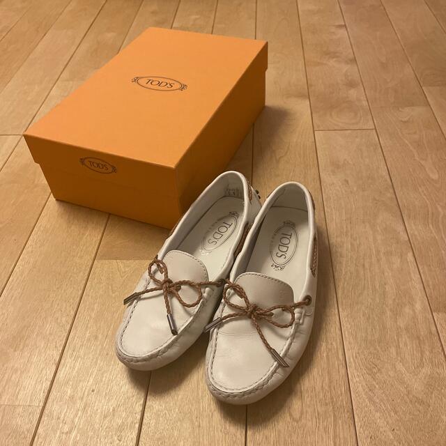 新品未使用　TOD'S トッズ ドライビングシューズ　ムートン　ボア　25