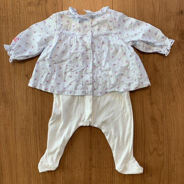 PETIT BATEAU(プチバトー)のfrilt様専用　プチバトー　3m60cm  10枚セット キッズ/ベビー/マタニティのベビー服(~85cm)(ロンパース)の商品写真