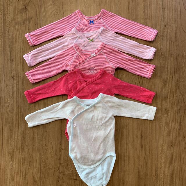 PETIT BATEAU(プチバトー)のfrilt様専用　プチバトー　3m60cm  10枚セット キッズ/ベビー/マタニティのベビー服(~85cm)(ロンパース)の商品写真