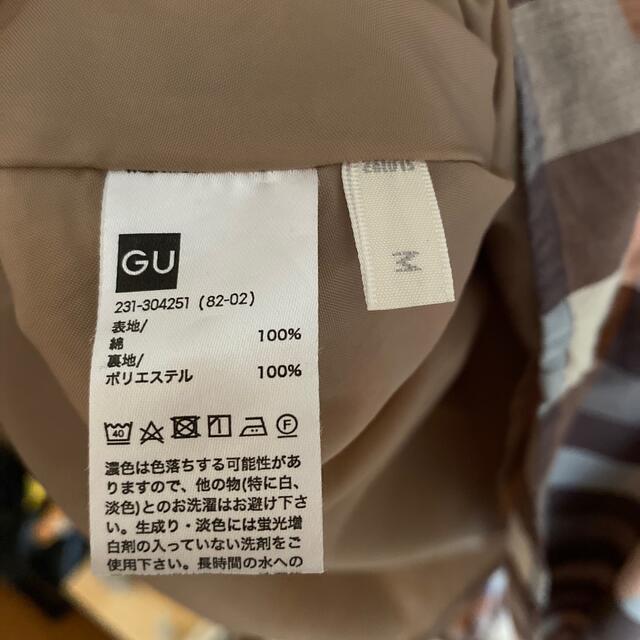 GU(ジーユー)のチェックワンピース レディースのワンピース(ロングワンピース/マキシワンピース)の商品写真