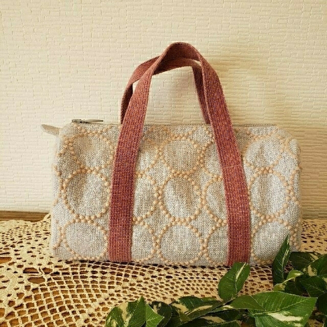 ✨シルクタンバリンの春色バック✨ミナペルホネン ハンドメイド バッグ