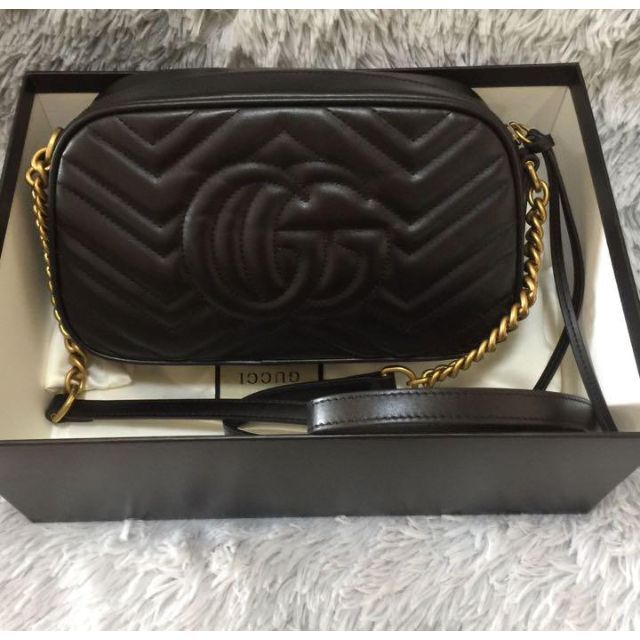 超激得低価】 Gucci GUCCI ggマーモント ショルダーバッグの通販 by Fannie ▽'s shop｜グッチならラクマ 