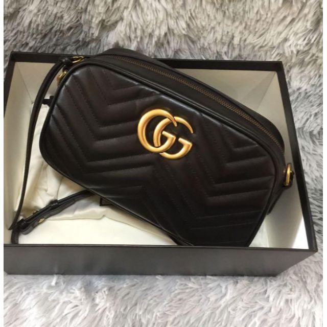 超激得低価】 Gucci GUCCI ggマーモント ショルダーバッグの通販 by Fannie ▽'s shop｜グッチならラクマ 