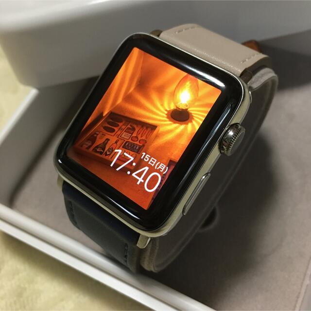 Apple Watch series2 ステンレス  42mm アップルウォッチ腕時計(デジタル)