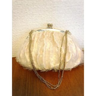 ロペ(ROPE’)のパーティーバッグ がま口　美品(ハンドバッグ)