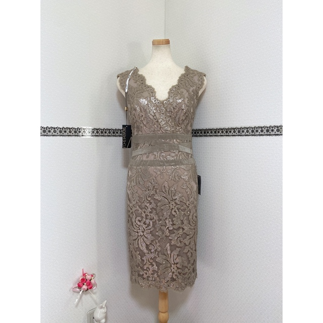 TADASHI SHOJI(タダシショウジ)の新品 4 Tadashi Shoji タダシショージ GN24164NT レディースのワンピース(ひざ丈ワンピース)の商品写真